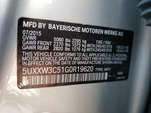 Photo 9 VIN: 5UXXW3C51G0R19620 - BMW X4 XDRIVE2 