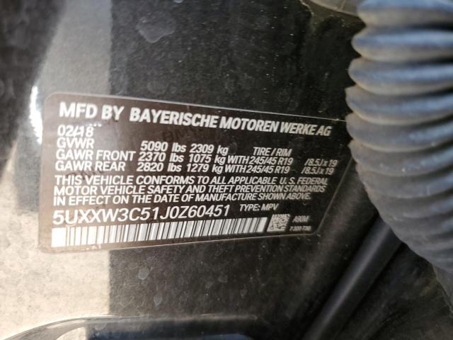 Photo 11 VIN: 5UXXW3C51J0Z60451 - BMW X4 XDRIVE2 