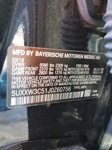 Photo 12 VIN: 5UXXW3C51J0Z60756 - BMW X4 XDRIVE2 