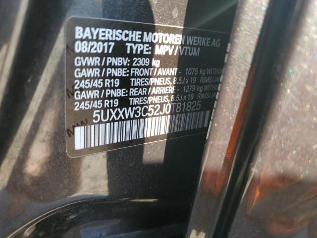 Photo 11 VIN: 5UXXW3C52J0T81825 - BMW X4 XDRIVE2 