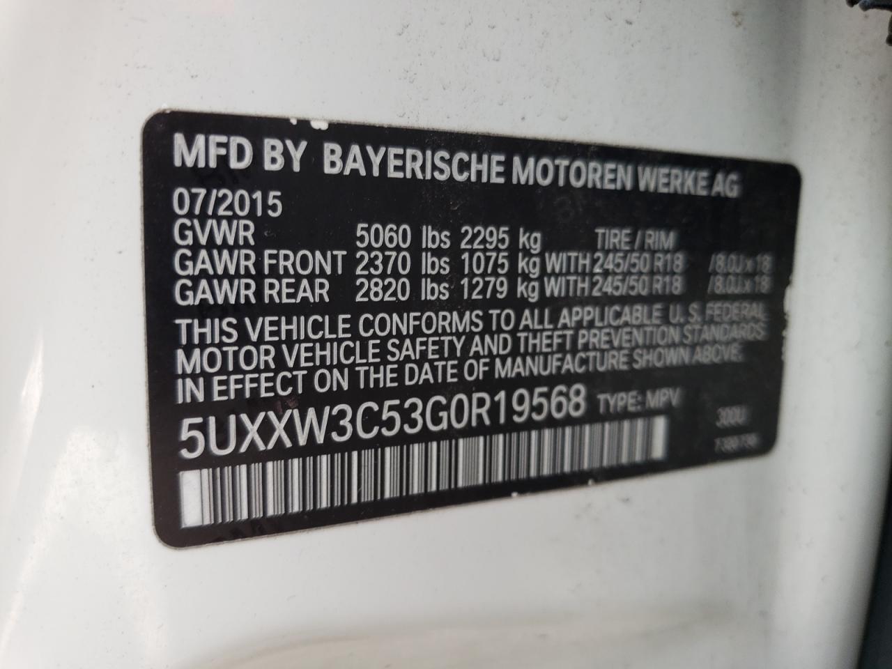 Photo 12 VIN: 5UXXW3C53G0R19568 - BMW X4 