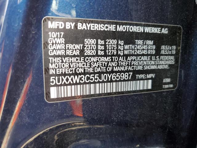 Photo 12 VIN: 5UXXW3C55J0Y65987 - BMW X4 