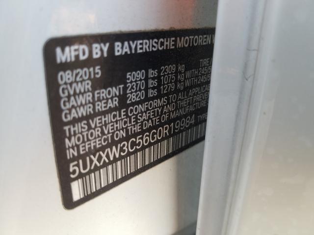 Photo 9 VIN: 5UXXW3C56G0R19984 - BMW X4 