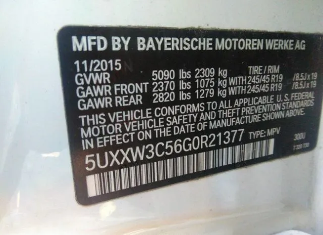 Photo 8 VIN: 5UXXW3C56G0R21377 - BMW X4 