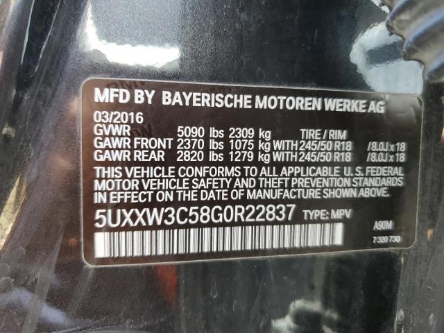 Photo 11 VIN: 5UXXW3C58G0R22837 - BMW X4 XDRIVE2 