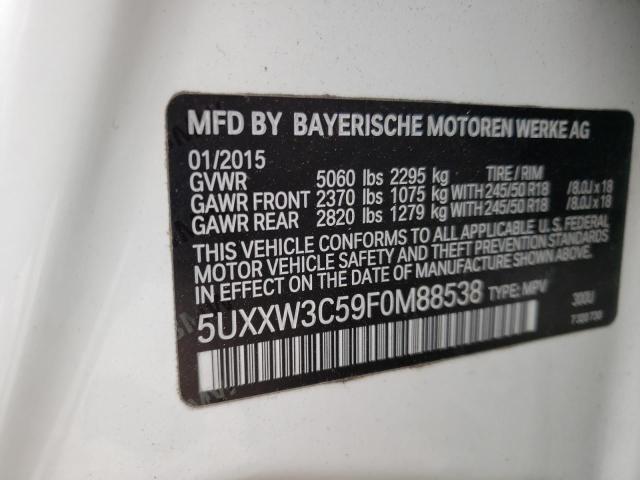 Photo 12 VIN: 5UXXW3C59F0M88538 - BMW X4 