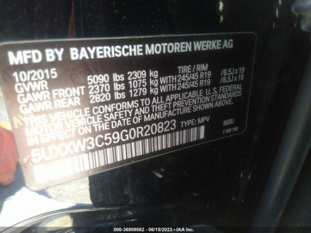 Photo 8 VIN: 5UXXW3C59G0R20823 - BMW X4 