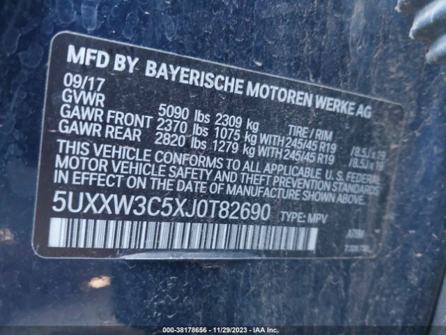 Photo 8 VIN: 5UXXW3C5XJ0T82690 - BMW X4 