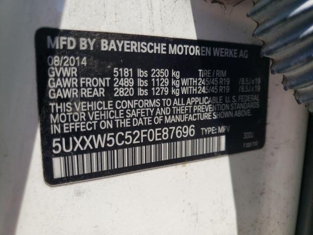 Photo 9 VIN: 5UXXW5C52F0E87696 - BMW X4 XDRIVE3 