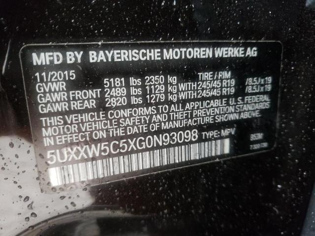 Photo 13 VIN: 5UXXW5C5XG0N93098 - BMW X4 XDRIVE3 