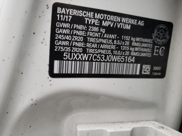 Photo 12 VIN: 5UXXW7C53J0W65164 - BMW X4 