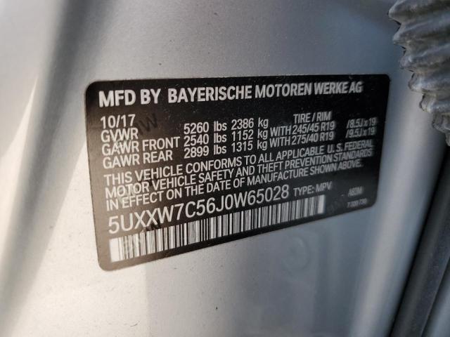 Photo 12 VIN: 5UXXW7C56J0W65028 - BMW X4 XDRIVEM 