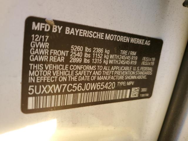 Photo 11 VIN: 5UXXW7C56J0W65420 - BMW X4 