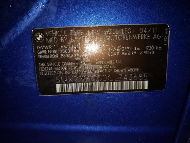 Photo 9 VIN: 5UXZV4C50CL743685 - BMW X5 XDRIVE3 