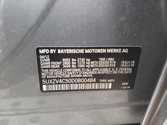 Photo 11 VIN: 5UXZV4C50D0B00484 - BMW X5 XDRIVE3 