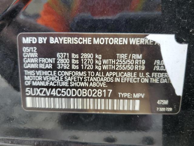 Photo 11 VIN: 5UXZV4C50D0B02817 - BMW X5 XDRIVE3 