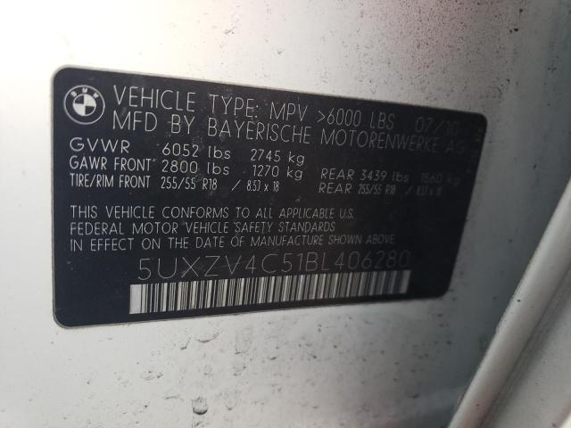 Photo 12 VIN: 5UXZV4C51BL406280 - BMW X5 