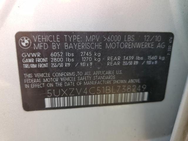 Photo 9 VIN: 5UXZV4C51BL738249 - BMW X5 XDRIVE3 