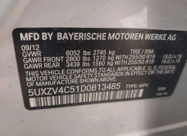 Photo 8 VIN: 5UXZV4C51D0B13485 - BMW X5 