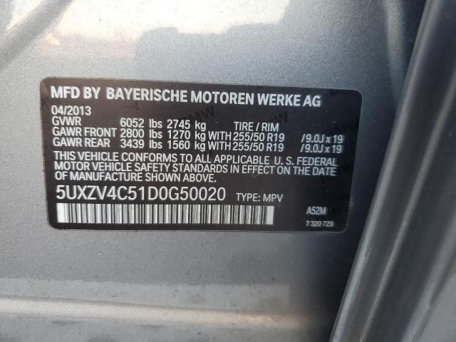 Photo 12 VIN: 5UXZV4C51D0G50020 - BMW X5 XDRIVE3 