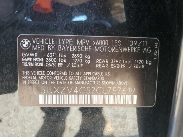 Photo 11 VIN: 5UXZV4C52CL757619 - BMW X5 XDRIVE3 