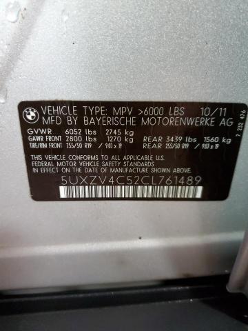 Photo 11 VIN: 5UXZV4C52CL761489 - BMW X5 XDRIVE3 