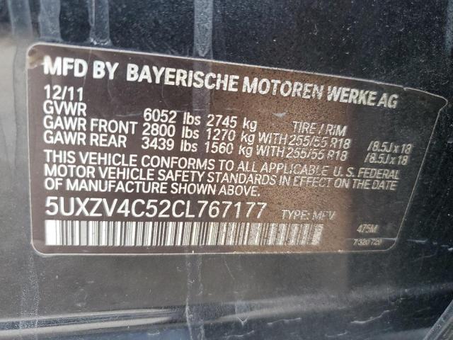 Photo 12 VIN: 5UXZV4C52CL767177 - BMW X5 XDRIVE3 