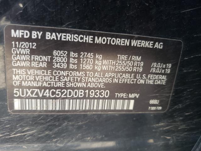 Photo 9 VIN: 5UXZV4C52D0B19330 - BMW X5 