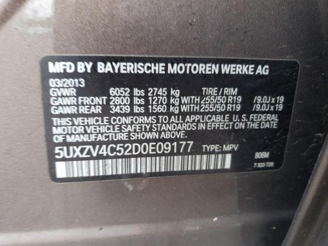 Photo 13 VIN: 5UXZV4C52D0E09177 - BMW X5 XDRIVE3 