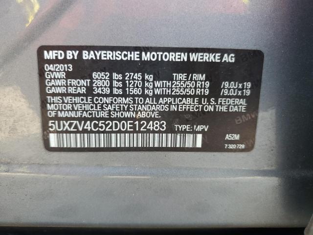 Photo 12 VIN: 5UXZV4C52D0E12483 - BMW X5 