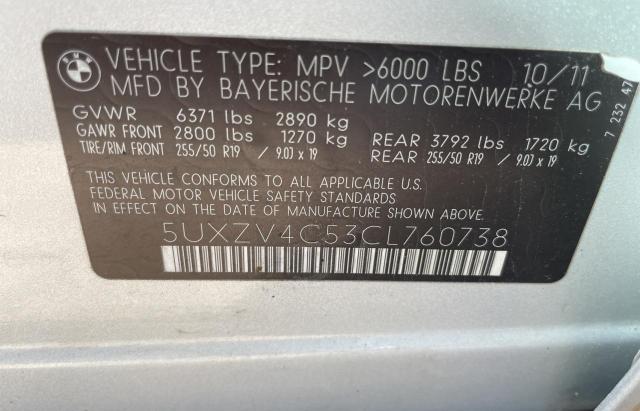 Photo 9 VIN: 5UXZV4C53CL760738 - BMW X5 XDRIVE3 