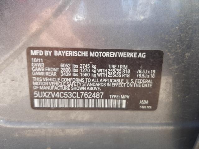 Photo 9 VIN: 5UXZV4C53CL762487 - BMW X5 XDRIVE3 