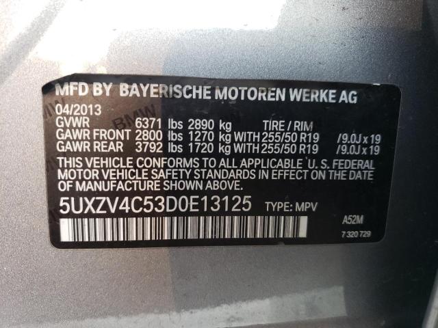 Photo 11 VIN: 5UXZV4C53D0E13125 - BMW X5 XDRIVE3 