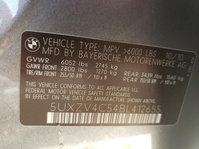 Photo 9 VIN: 5UXZV4C54BL412655 - BMW X5 XDRIVE3 