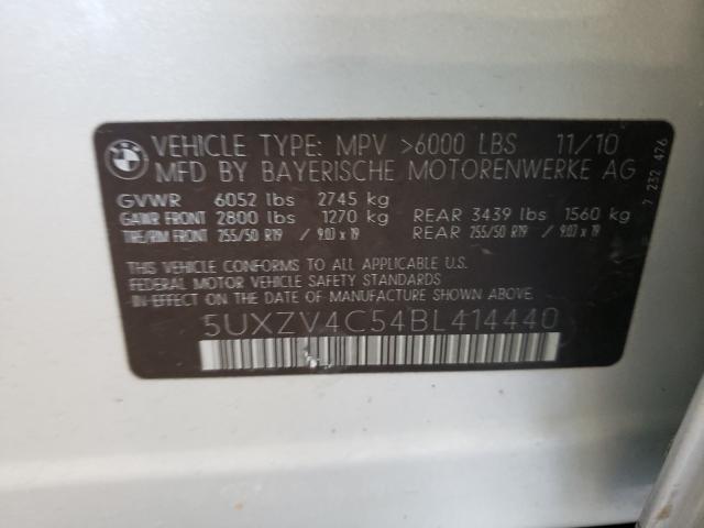 Photo 9 VIN: 5UXZV4C54BL414440 - BMW X5 XDRIVE3 