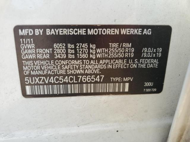 Photo 12 VIN: 5UXZV4C54CL766547 - BMW X5 XDRIVE3 