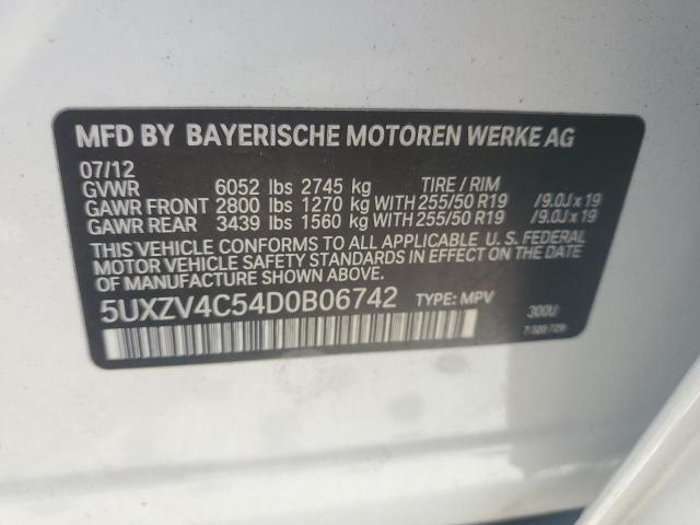 Photo 13 VIN: 5UXZV4C54D0B06742 - BMW X5 XDRIVE3 