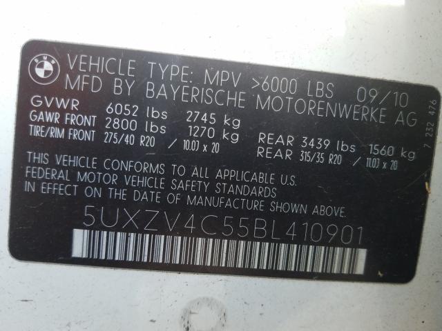 Photo 9 VIN: 5UXZV4C55BL410901 - BMW X5 