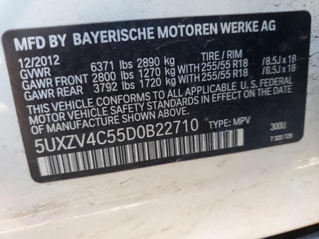 Photo 12 VIN: 5UXZV4C55D0B22710 - BMW X5 XDRIVE3 