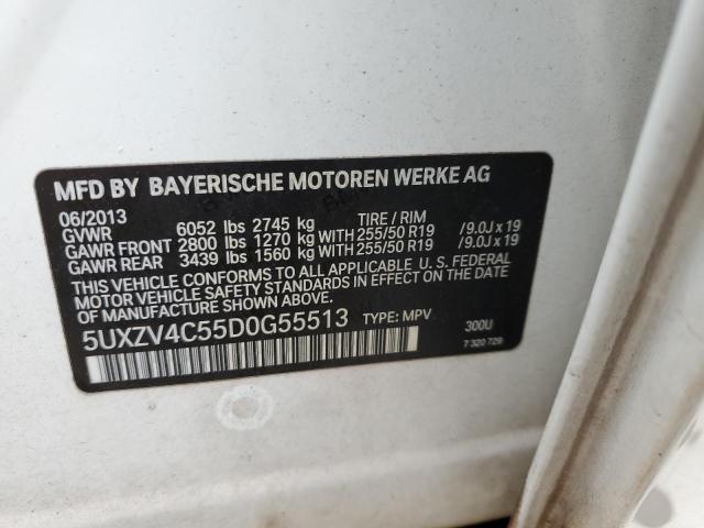 Photo 13 VIN: 5UXZV4C55D0G55513 - BMW X5 XDRIVE3 