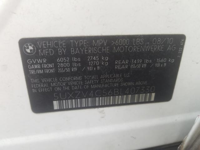 Photo 9 VIN: 5UXZV4C56BL407330 - BMW X5 XDRIVE3 