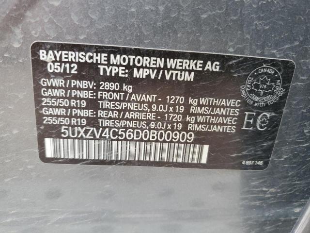 Photo 12 VIN: 5UXZV4C56D0B00909 - BMW X5 XDRIVE3 