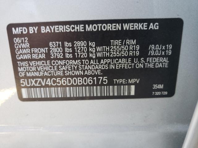 Photo 9 VIN: 5UXZV4C56D0B06175 - BMW X5 XDRIVE3 