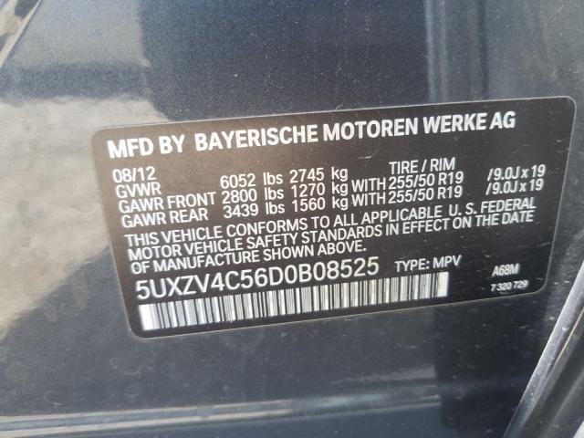 Photo 9 VIN: 5UXZV4C56D0B08525 - BMW X5 XDRIVE3 