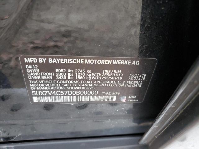 Photo 12 VIN: 5UXZV4C57D0B00000 - BMW X5 XDRIVE3 