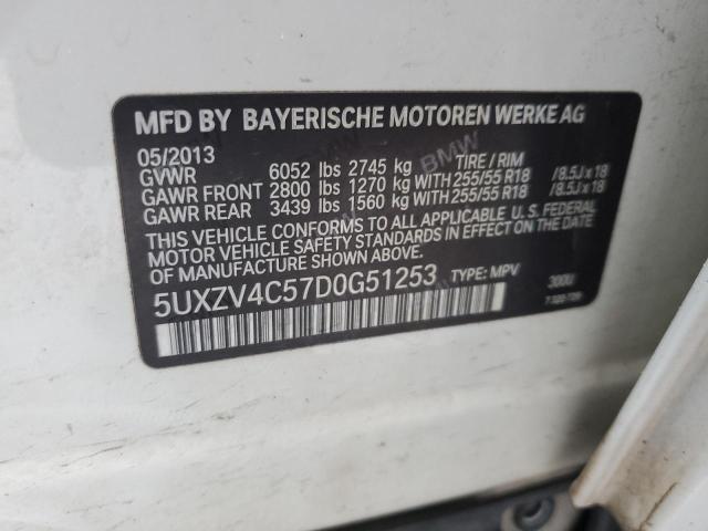 Photo 13 VIN: 5UXZV4C57D0G51253 - BMW X5 