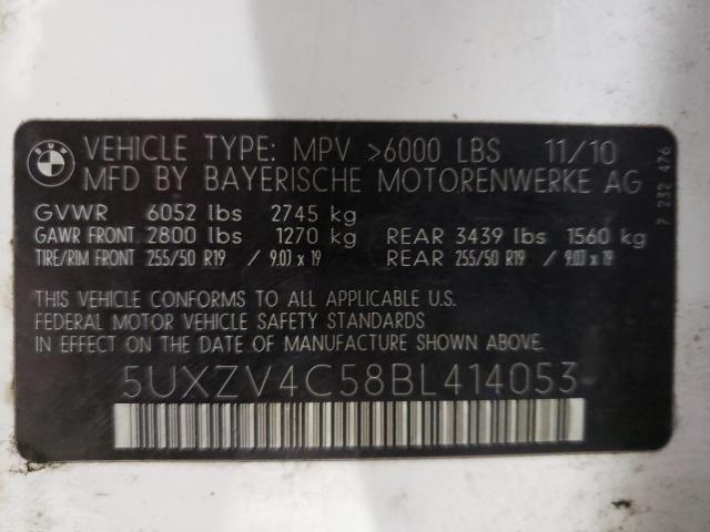 Photo 9 VIN: 5UXZV4C58BL414053 - BMW X5 XDRIVE3 