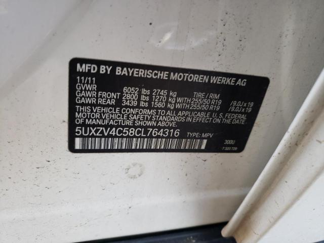 Photo 11 VIN: 5UXZV4C58CL764316 - BMW X5 XDRIVE3 