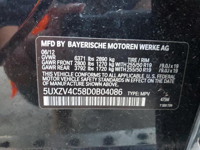 Photo 12 VIN: 5UXZV4C58D0B04086 - BMW X5 XDRIVE3 