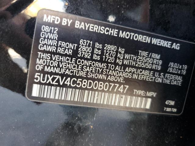 Photo 13 VIN: 5UXZV4C58D0B07747 - BMW X5 XDRIVE3 